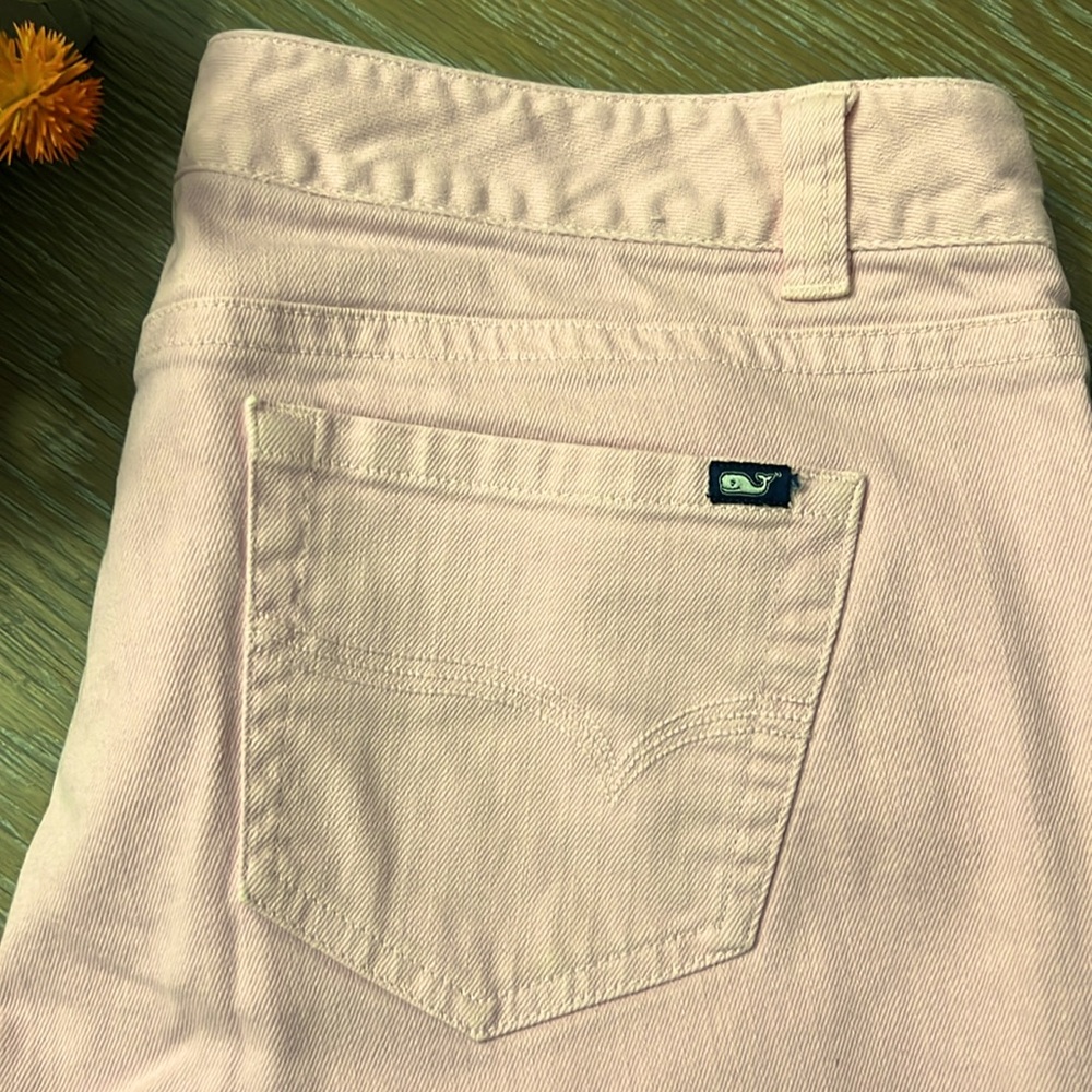 Vineyard Vines Pink Skinny Ankle Jeans size 12 - Picture 4 of 7